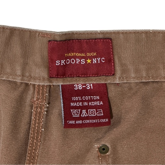 Skoops NYC Men’s 100% Cotton Straight Leg Cargo PanrsSize 38-311 - Picture 4 of 8